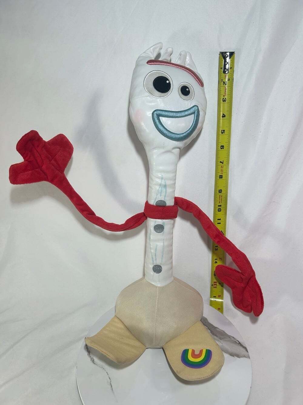 Toy Story 4 Forky Standing Posable Arms  18" Plush Toy Just Play